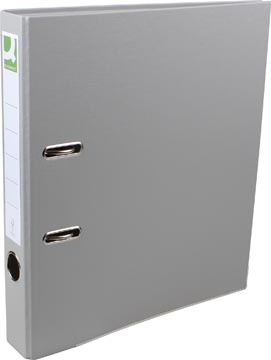 Q-CONNECT Q-CONNECT ordner, voor ft A4, uit PP en papier, met beschermrand, rug van 5 cm, grijs