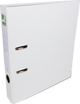 Q-CONNECT Q-CONNECT ordner, voor ft A4, uit PP en papier, met beschermrand, rug van 5 cm, wit