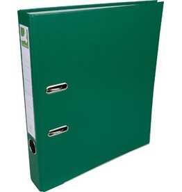 Q-CONNECT Q-CONNECT ordner, voor ft A4, uit PP en papier, met beschermrand, rug van 5 cm, groen