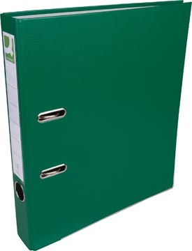 Q-CONNECT Q-CONNECT ordner, voor ft A4, uit PP en papier, met beschermrand, rug van 5 cm, groen