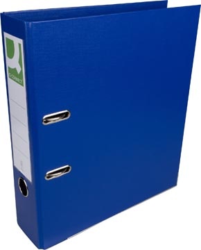 Q-CONNECT Q-CONNECT ordner, voor ft A4, volledig uit PP, rug van 8 cm, donkerblauw
