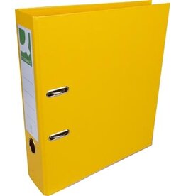 Q-CONNECT Q-CONNECT ordner, voor ft A4, volledig uit PP, rug van 8 cm, geel