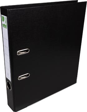 Q-CONNECT Q-CONNECT ordner, voor ft A4, volledig uit PP, rug van 5 cm, zwart