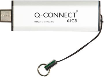 Q-CONNECT Q-CONNECT USB-C stick 3.2 Gen1, zilver, 64 GB