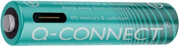 Q-CONNECT Q-CONNECT USB-C herlaadbare batterijen AAA, blister van 4 stuks