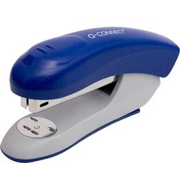 Q-CONNECT Q-CONNECT nietmachine, kunststof, half strip, 20 blad, blauw