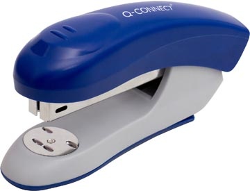 Q-CONNECT Q-CONNECT nietmachine, kunststof, half strip, 20 blad, blauw
