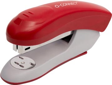 Q-CONNECT Q-CONNECT nietmachine, kunststof, half strip, 20 blad, rood