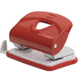 Q-CONNECT Q-CONNECT Light Duty perforator, metaal, 20 blad, rood