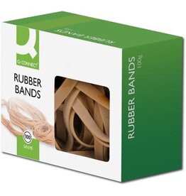 Q-CONNECT Q-CONNECT elastieken, breedte 10 mm, lengte 120 mm, doos van 100 g