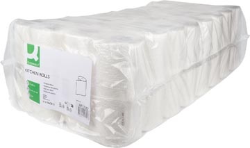 Q-CONNECT Q-CONNECT keukenrol, 2-laags, 50 vel, pak van 16 x 2 rollen