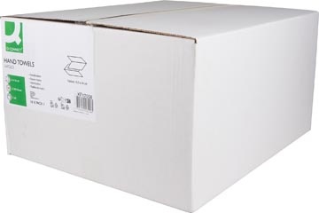 Q-CONNECT Q-CONNECT handdoek, papier, V-vouw, 2-laags, 200 vel, pak van 16 stuks