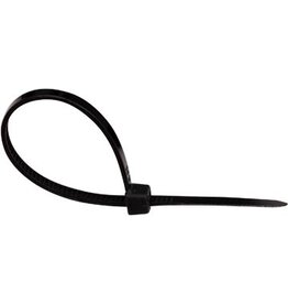 Q-CONNECT Q-CONNECT kabelbinder, ft 100 x 2,5 mm, pak van 100 stuks, zwart