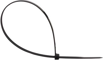 Q-CONNECT Q-CONNECT kabelbinder, ft 300 x 4,8 mm, pak van 100 stuks, zwart