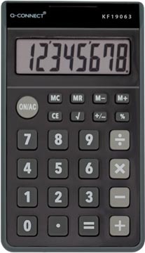 Q-CONNECT Q-CONNECT zakrekenmachine KF19063, 8 cijfers, zwart