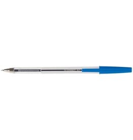 Q-CONNECT Q-CONNECT balpen, met dop, 0,7 mm, medium punt, blauw, doos van 50 stuks