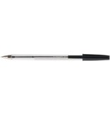 Q-CONNECT Q-CONNECT balpen, met dop, 0,7 mm, medium punt, zwart, doos van 50 stuks