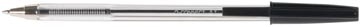 Q-CONNECT Q-CONNECT balpen, met dop, 0,7 mm, medium punt, zwart, doos van 50 stuks