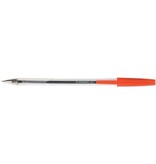 Q-CONNECT Q-CONNECT balpen, met dop, 0,7 mm, medium punt, rood, doos van 50 stuks