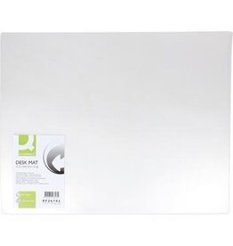 Q-CONNECT Q-CONNECT onderlegger, ft 65 x 50 cm, transparant