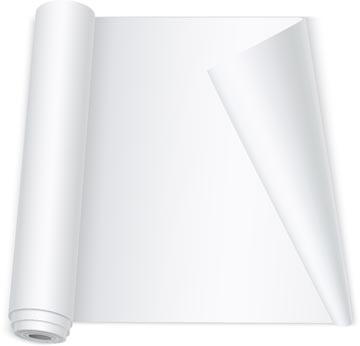 Q-CONNECT Q-CONNECT flipchartpapier, ft 65 x 98 cm, 70 g/m², blanco, rol van 50 vel