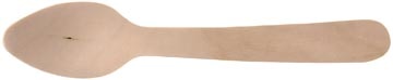 Conpax Conpax lepel Pure, uit hout, 11 cm, pak van 250 stuks