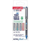 Uni-ball Uni-ball Eye Fine roller, schrijfbreedte 0,5 mm, etui van 5 stuks