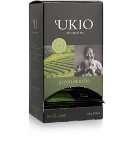 Ukio UKIO groene thee Sencha, individueel verpakt, pak van 20 stuks