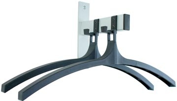 V-part V-part wandgarderobe, 2 haken met hangers