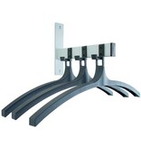 V-part V-part wandgarderobe, 3 haken met hangers
