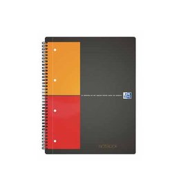 Oxford Oxford INTERNATIONAL Notebook, 160 bladzijden, ft A4+, geruit 5 mm