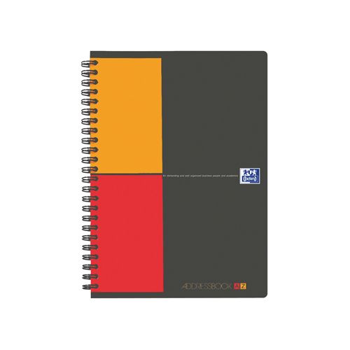 Oxford Oxford International Addressbook, ft A5, 144 bladzijden