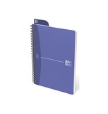 Oxford Oxford Office Essentials spiraalschrift, 100 bladzijden, ft A5, geruit 5 mm, geassorteerde kleuren
