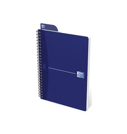 Oxford Oxford Office Essentials spiraalschrift, 180 bladzijden, ft A5, gelijnd, geassorteerde kleuren