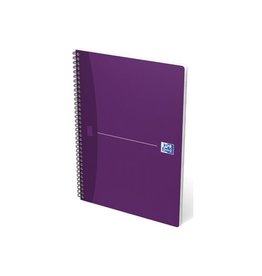 Oxford Oxford Office Essentials spiraalschrift, 100 bladzijden, ft A4, geruit 5 mm, geassorteerde kleuren