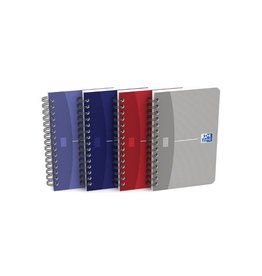 Oxford Oxford Office Essentials notitieboekje, 180 bladzijden, ft 9 x 14 cm, geruit 5 mm, geassorteerde kleuren