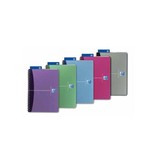 Oxford Oxford Office Urban Mix spiraalschrift, 180 bladzijden, ft A4, geruit 5 mm