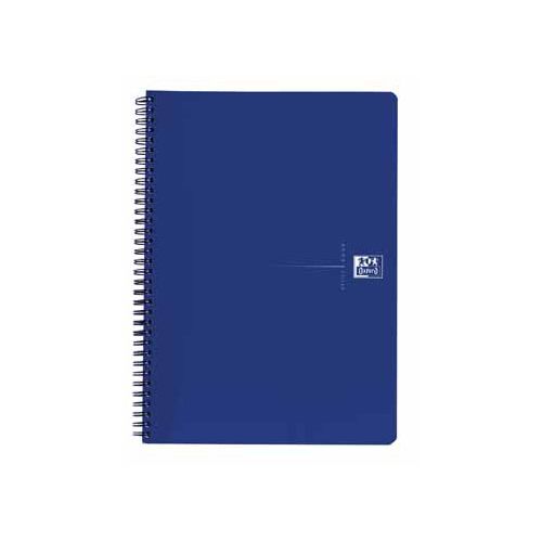 Oxford Oxford Office Essentials spiraalschrift, 180 bladzijden, ft A4, geruit 5 mm, zwart