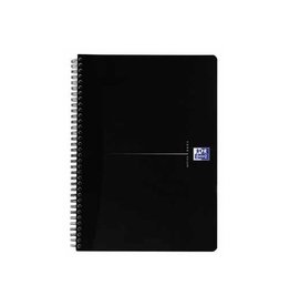 Oxford Oxford OFFICE Essentials spiraalblok smart black, 180bl, A4