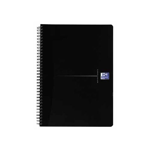 Oxford Oxford OFFICE Essentials spiraalblok smart black, 180bl, A4