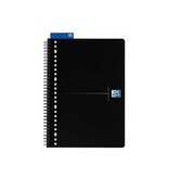 Oxford Oxford Office Essentials spiraalschrift, 180 bladzijden, ft A5, geruit 5 mm, zwart