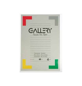 Gallery Gallery tekenpapier, 120 g, ft 29,7 x 42 cm, A3, houtvrij papier, blok van 24 vel