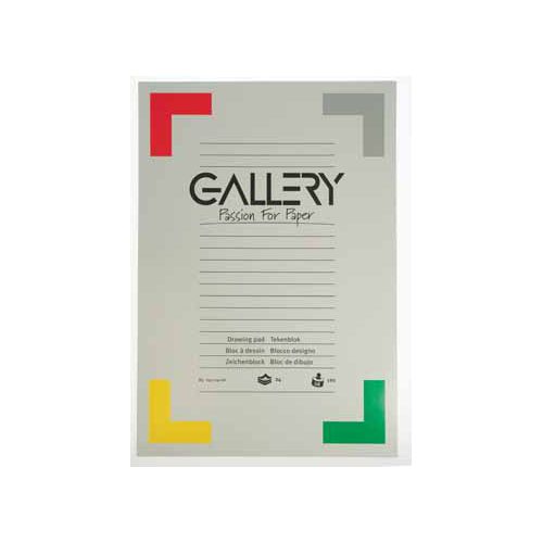 Gallery Gallery tekenblok, houtvrij papier, 120 g/m², (A3), 24vel