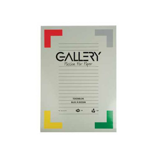 Gallery Gallery tekenblok extra zwaar houtvrij papier 190g/m² A3 20v