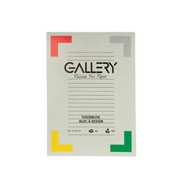 Gallery Gallery tekenblok A4 zwaar houtvrij papier 190g/m²