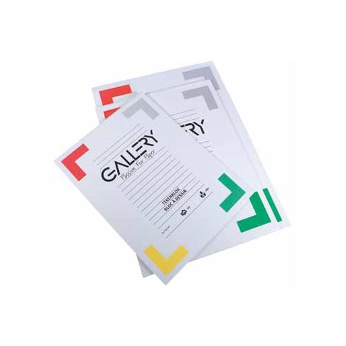 Gallery Gallery tekenpapier, 190 g, ft 24 x 32 cm, extra zwaar houtvrij papier, blok van 20 vel