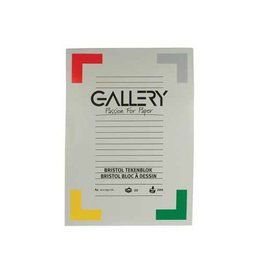 Gallery Gallery Bristol tekenpapier, 200 g, ft 21 x 29,7 cm , A4, blok van 20 vel