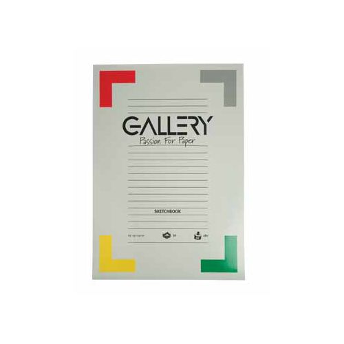 Gallery Gallery schetsblok, 180 g/m², ft A3, 50 vel