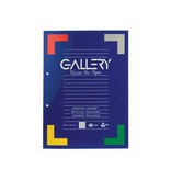 Gallery Gallery cursusblok, ft A4, 80 g/m², 2-gaatsperforatie, geruit 5 mm, 100 vel