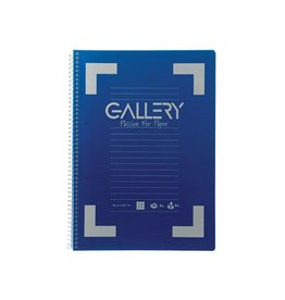 Gallery Gallery Traditional spiraalschrift ft A4, geruit 5 mm, geassorteerde kleuren, 160 bladzijden